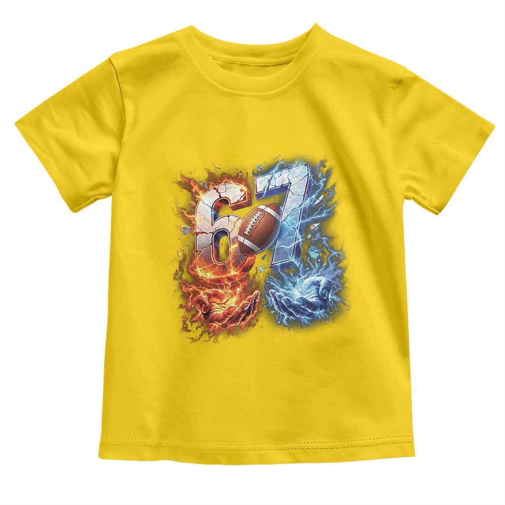American Football Six Seven Meme Toddler T Shirt Funny Gen Alpha Slang Gift TS12 Daisy Print Your Wear