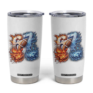 American Football Six Seven Meme Tumbler Cup Funny Gen Alpha Slang Gift TS12 White Print Your Wear
