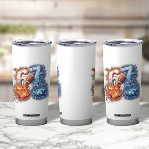 American Football Six Seven Meme Tumbler Cup Funny Gen Alpha Slang Gift TS12 Print Your Wear