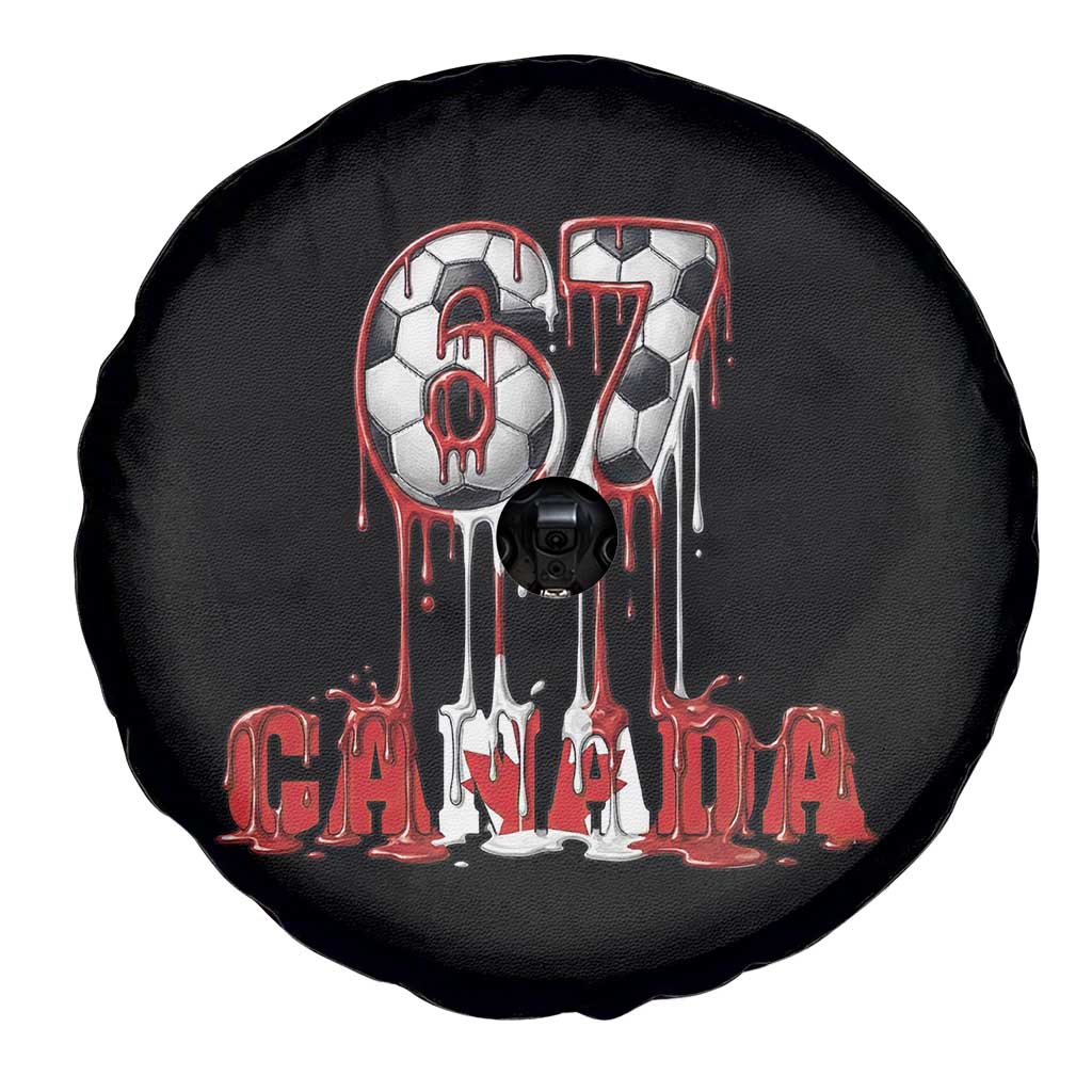 Funny Canada Soccer 67 Meme Spare Tire Cover Canadian Soccer Lovers TS12 Print Your Wear
