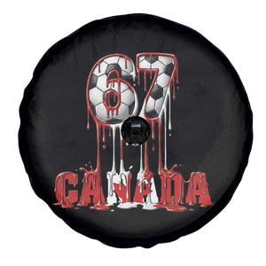 Funny Canada Soccer 67 Meme Spare Tire Cover Canadian Soccer Lovers TS12 Print Your Wear