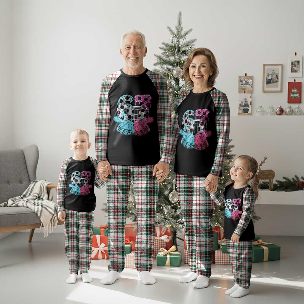 Drip Soccer Six Seven Meme Plaid Pajama Set Funny Gen Alpha Slang TS12 Christmas Plaid Print Your Wear