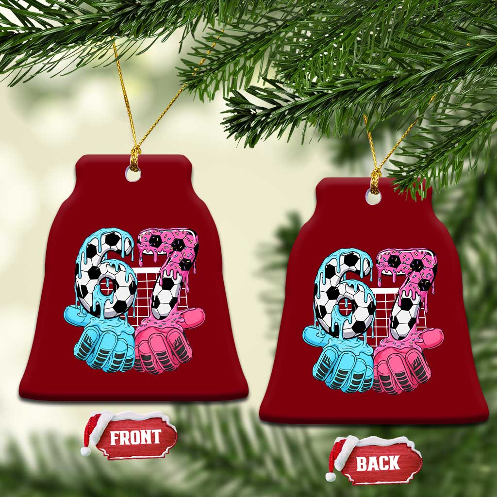 Drip Soccer Six Seven Meme Ceramic Ornament Funny Gen Alpha Slang TS12 Print Your Wear