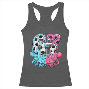 Drip Soccer Six Seven Meme Racerback Tank Top Funny Gen Alpha Slang TS12 Dark Heather Print Your Wear