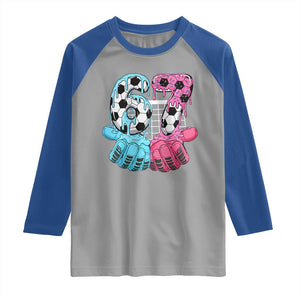 Drip Soccer Six Seven Meme Raglan Shirt Funny Gen Alpha Slang TS12 Sport Gray Royal Print Your Wear