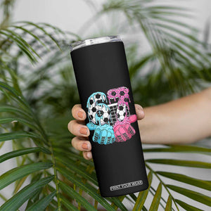 Drip Soccer Six Seven Meme Skinny Tumbler Funny Gen Alpha Slang TS12 Print Your Wear