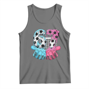 Drip Soccer Six Seven Meme Tank Top Funny Gen Alpha Slang TS12 Black Heather Print Your Wear