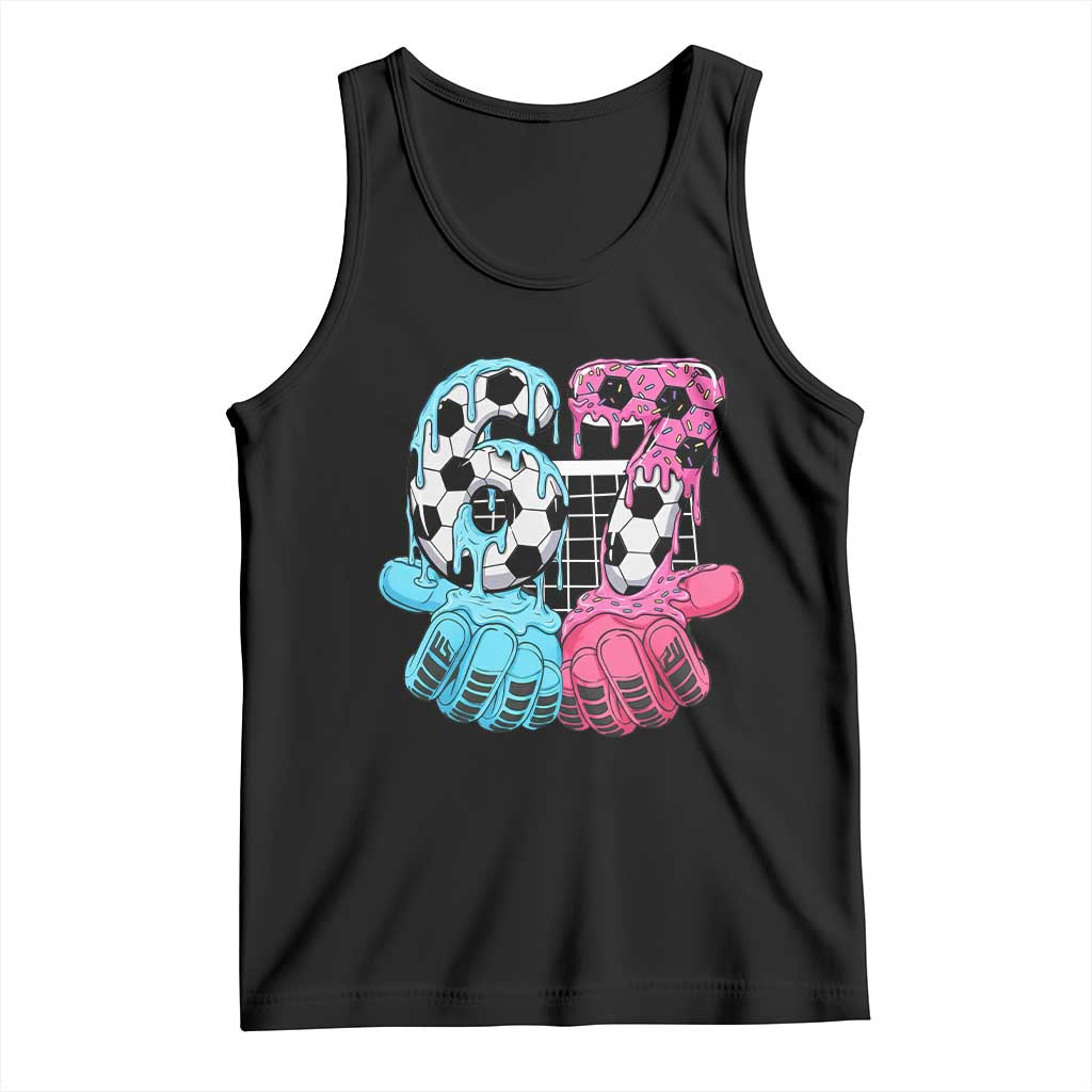 Drip Soccer Six Seven Meme Tank Top Funny Gen Alpha Slang TS12 Black Print Your Wear
