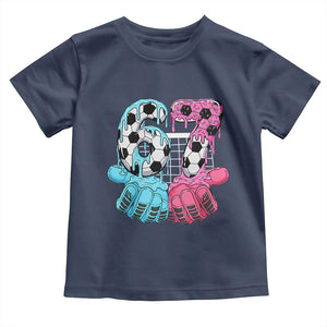 Drip Soccer Six Seven Meme Toddler T Shirt Funny Gen Alpha Slang TS12 Navy Print Your Wear
