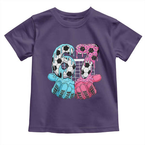 Drip Soccer Six Seven Meme Toddler T Shirt Funny Gen Alpha Slang TS12 Purple Print Your Wear