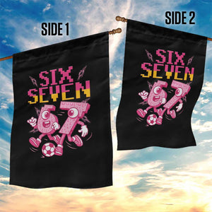 Funny Gen Z Alpha Gift Garden Flag Six Seven Meme Soccer Lover TS12 Print Your Wear
