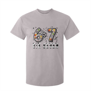 Six Seven Meme Soccer Lover T Shirt For Kid Funny Gift For Gen Z TS12 Ice Gray Print Your Wear