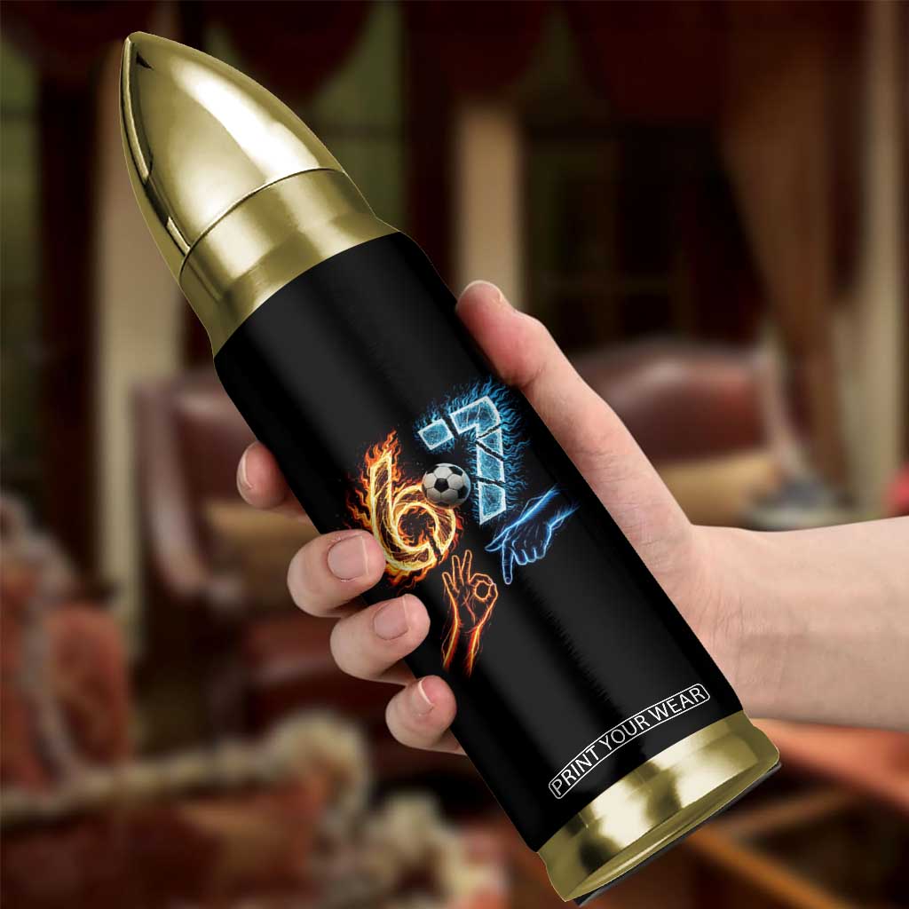 Funny Soccer Lover Bullet Tumbler Six Seven Meme Trending Gift TS12 Print Your Wear