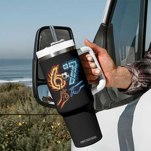 Funny Soccer Lover Tumbler With Handle Six Seven Meme Trending Gift TS12 Print Your Wear