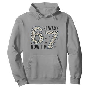 Funny Soccer Hoodie I Was 6 Now I Am 7 Meme TS12 Sport Gray Print Your Wear
