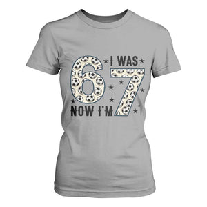 Funny Soccer T Shirt For Women I Was 6 Now I Am 7 Meme TS12 Sport Gray Print Your Wear