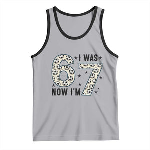 Funny Soccer Tank Top I Was 6 Now I Am 7 Meme TS12 Athletic Heather Black Print Your Wear