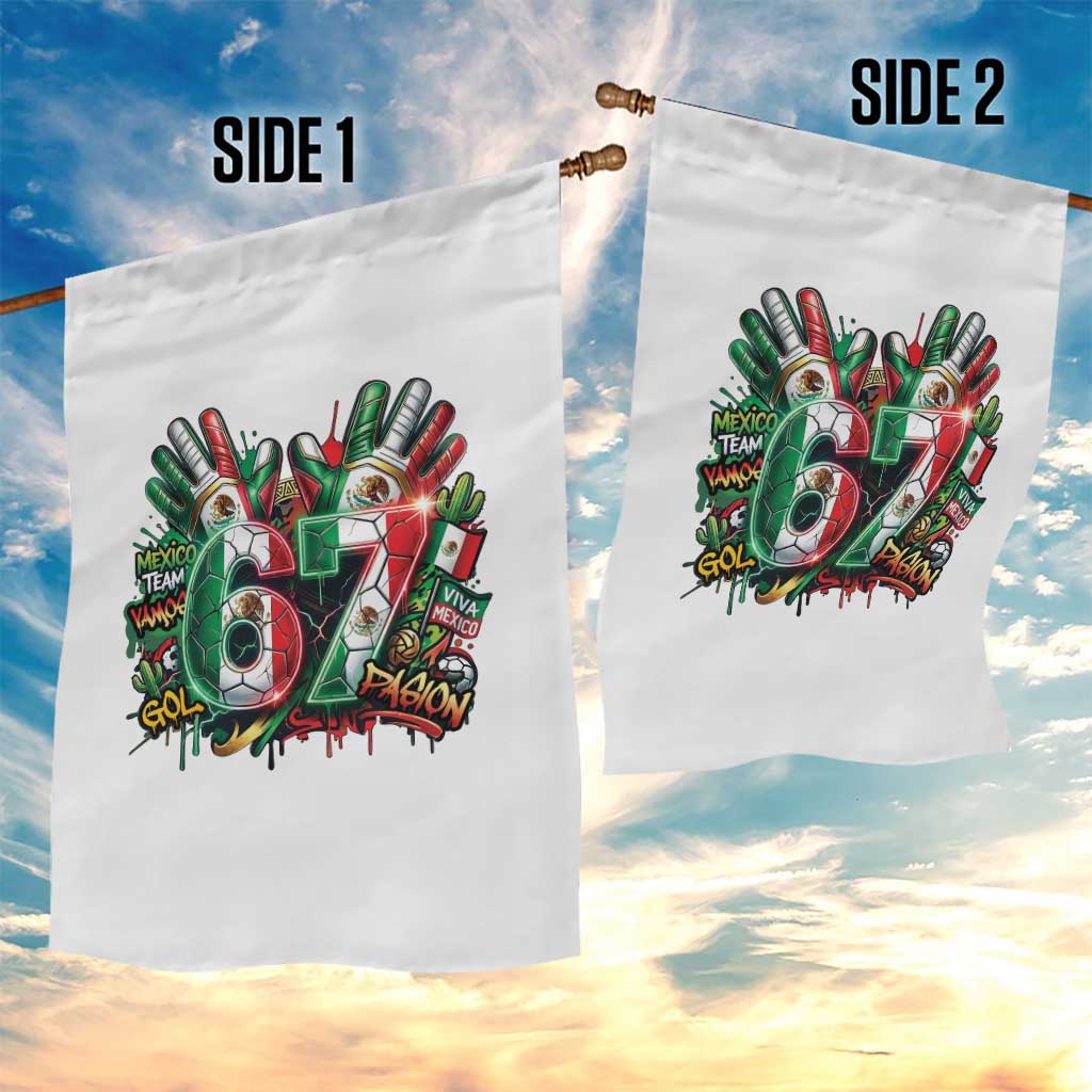 Funny Mexico Soccer Garden Flag Six Seven Meme Trending Gift TS12 Print Your Wear