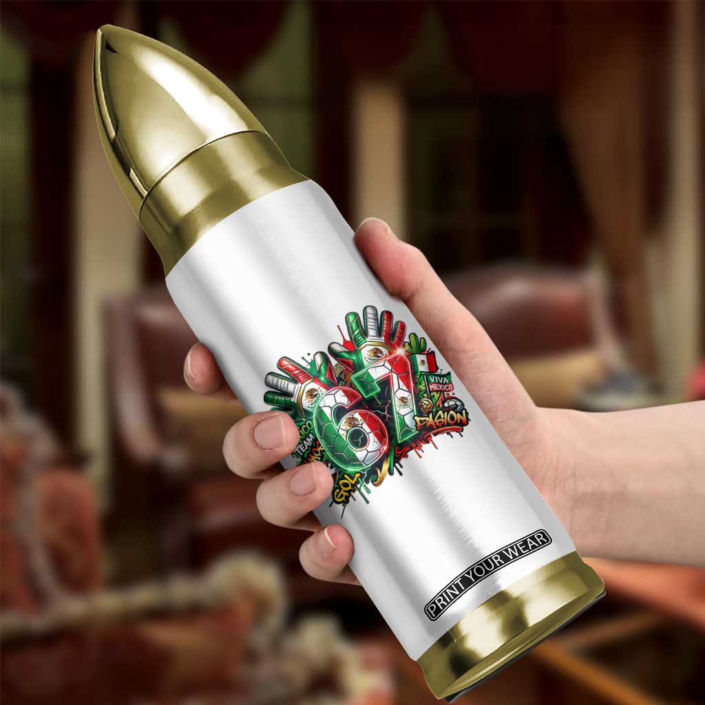 Funny Mexico Soccer Bullet Tumbler Six Seven Meme Trending Gift TS12 Print Your Wear