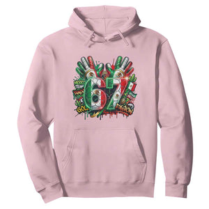 Funny Mexico Soccer Hoodie Six Seven Meme Trending Gift TS12 Light Pink Print Your Wear