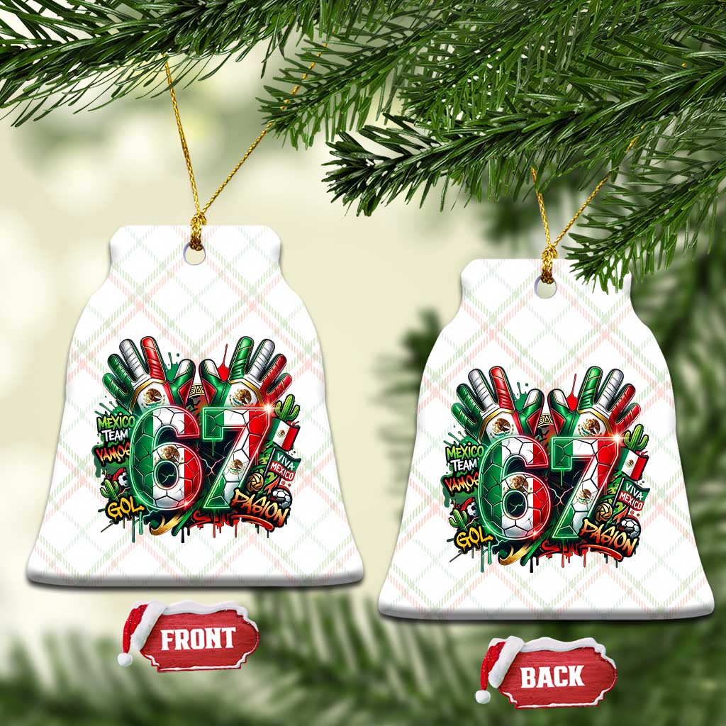 Funny Mexico Soccer Ceramic Ornament Six Seven Meme Trending Gift TS12 Print Your Wear