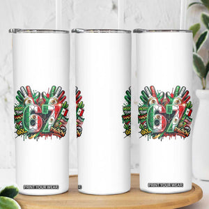 Funny Mexico Soccer Skinny Tumbler Six Seven Meme Trending Gift TS12 Print Your Wear