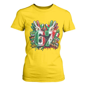 Funny Mexico Soccer T Shirt For Women Six Seven Meme Trending Gift TS12 Daisy Print Your Wear
