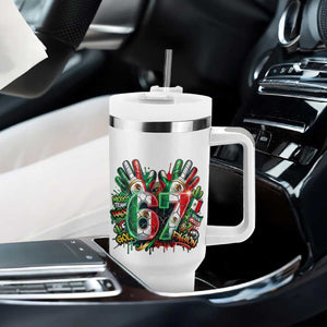 Funny Mexico Soccer Tumbler With Handle Six Seven Meme Trending Gift TS12 Print Your Wear