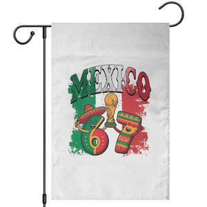Mexico Soccer Fan Garden Flag Funny 67 Viral Gen Alpha Slang Gift TS12 White Print Your Wear
