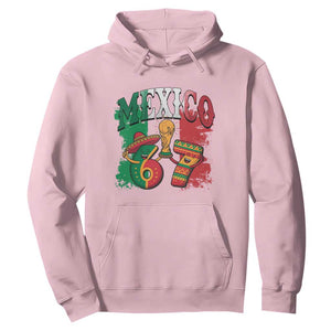 Mexico Soccer Fan Hoodie Funny 67 Viral Gen Alpha Slang Gift TS12 Light Pink Print Your Wear