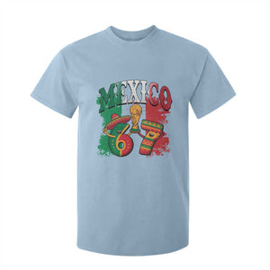 Mexico Soccer Fan T Shirt For Kid Funny 67 Viral Gen Alpha Slang Gift TS12 Light Blue Print Your Wear
