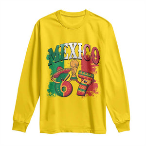 Mexico Soccer Fan Long Sleeve Shirt Funny 67 Viral Gen Alpha Slang Gift TS12 Daisy Print Your Wear