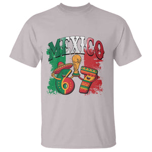 Mexico Soccer Fan T Shirt Funny 67 Viral Gen Alpha Slang Gift TS12 Ice Gray Print Your Wear