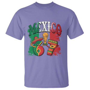 Mexico Soccer Fan T Shirt Funny 67 Viral Gen Alpha Slang Gift TS12 Violet Print Your Wear