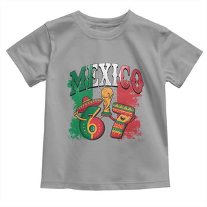Mexico Soccer Fan Toddler T Shirt Funny 67 Viral Gen Alpha Slang Gift TS12 Sport Gray Print Your Wear