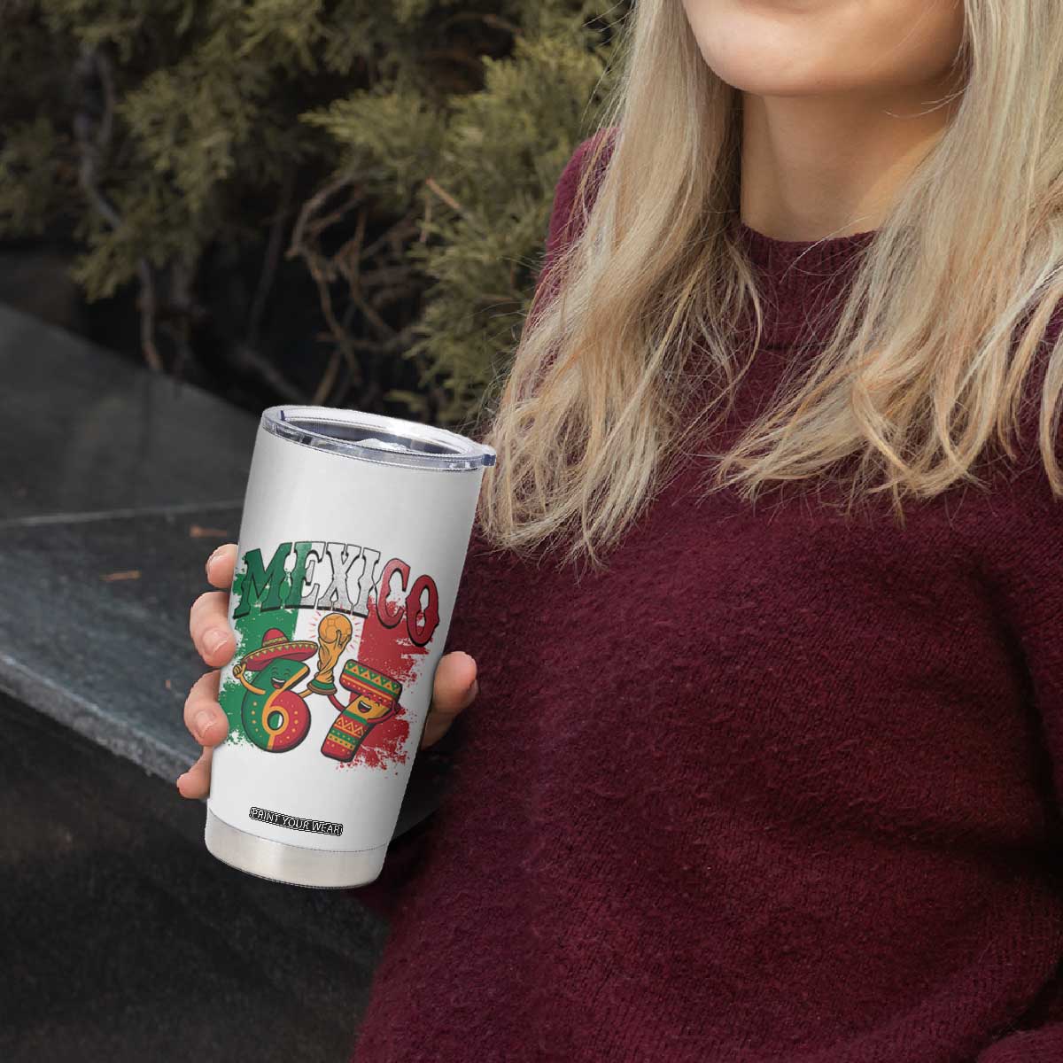Mexico Soccer Fan Tumbler Cup Funny 67 Viral Gen Alpha Slang Gift TS12 Print Your Wear