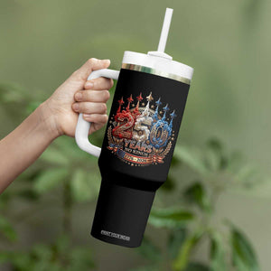 250 Years No Kings Tumbler With Handle Patriotic Independence Anniversary TS12 Print Your Wear