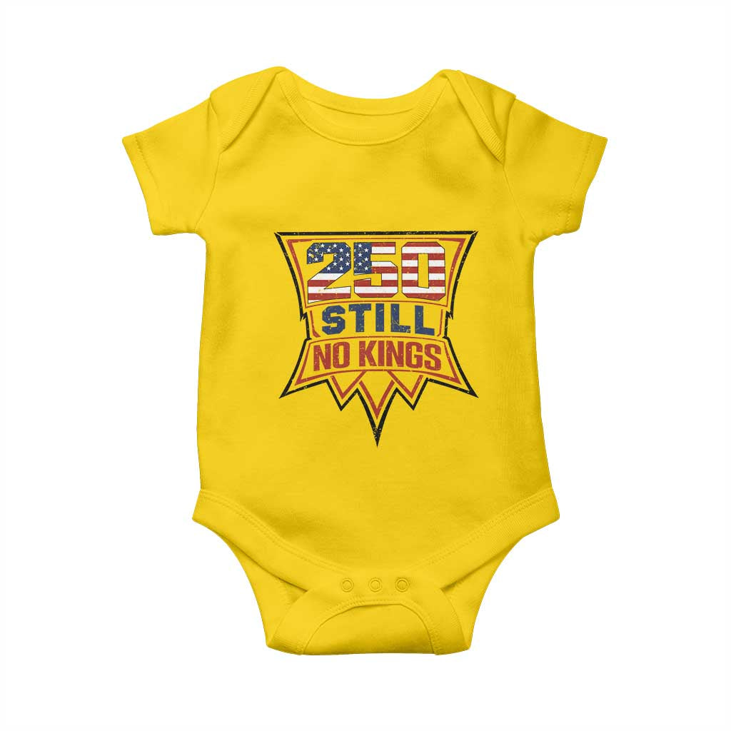 Crown Protest 250 Still No Kings Baby Onesie American Independence Pride TS12 Daisy Print Your Wear