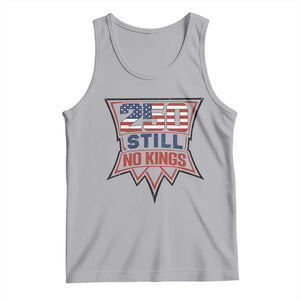 Crown Protest 250 Still No Kings Tank Top American Independence Pride TS12 Athletic Heather Print Your Wear
