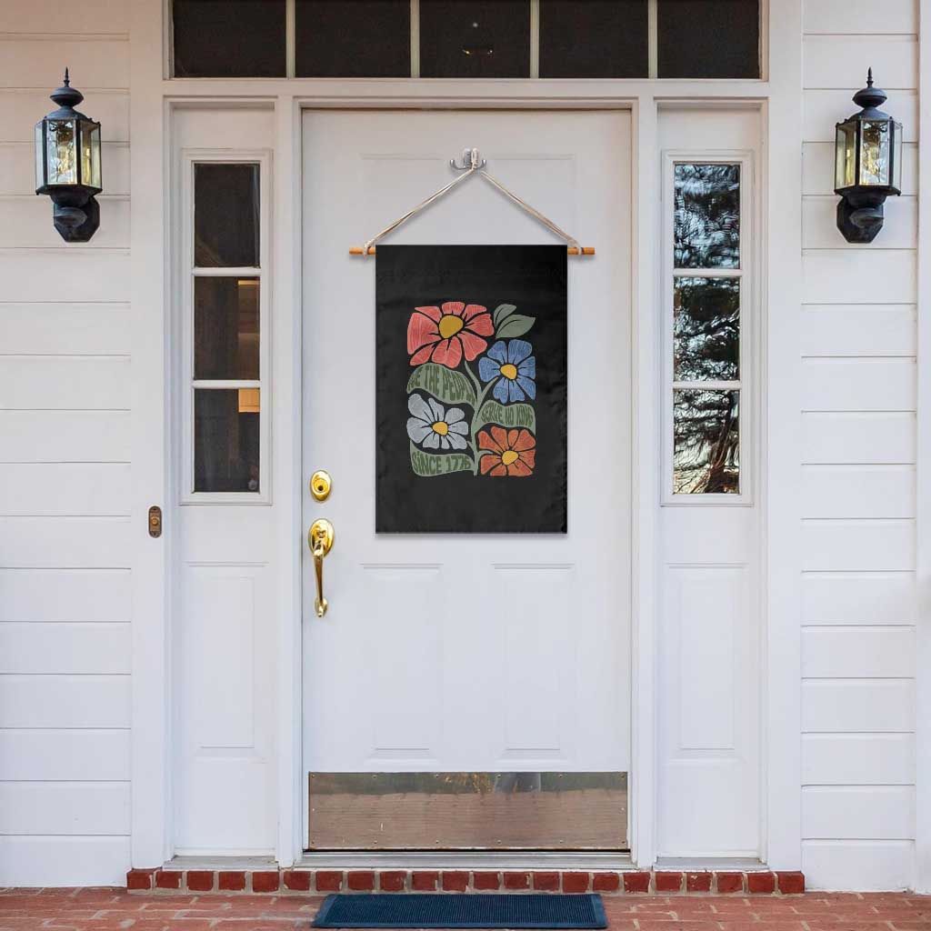 Wildflower Protest Garden Flag We The People Serve No Kings TS12 Print Your Wear