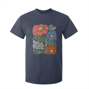 Wildflower Protest T Shirt For Kid We The People Serve No Kings TS12 Navy Print Your Wear