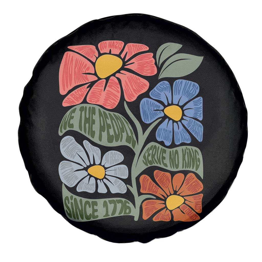 Wildflower Protest Spare Tire Cover We The People Serve No Kings TS12 Print Your Wear