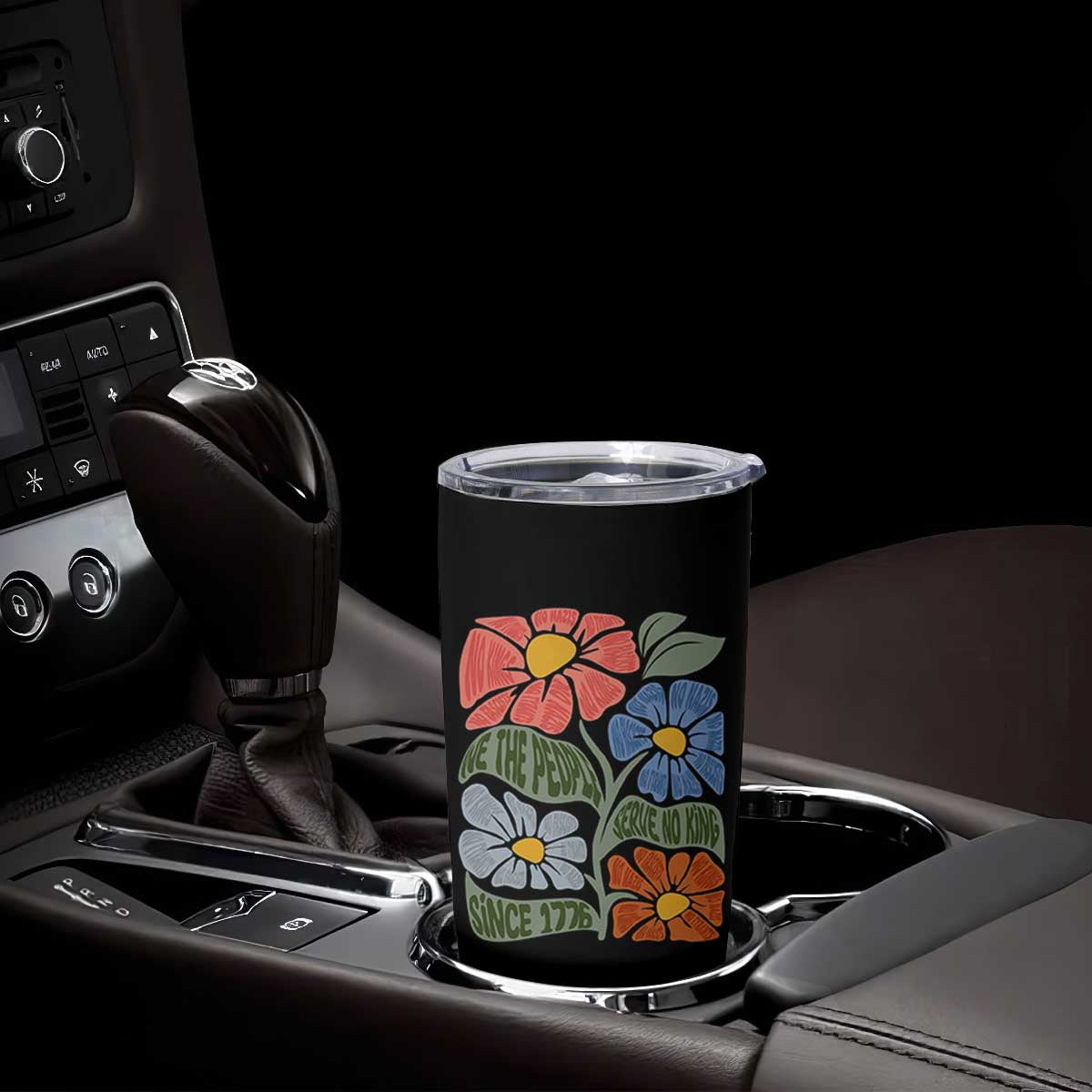 Wildflower Protest Tumbler Cup We The People Serve No Kings TS12 Print Your Wear