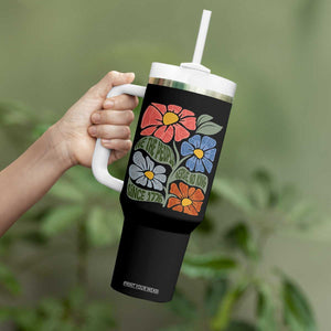 Wildflower Protest Tumbler With Handle We The People Serve No Kings TS12 Print Your Wear