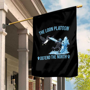 The Loon Platoon Defend The North Garden Flag Minnesota Rebel Loon Resist TS12 Print Your Wear