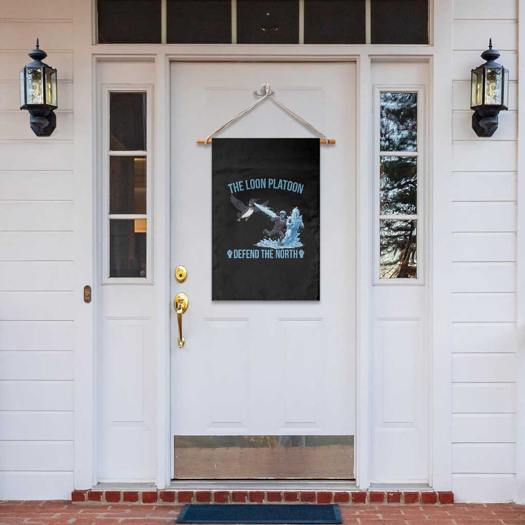 The Loon Platoon Defend The North Garden Flag Minnesota Rebel Loon Resist TS12 Print Your Wear