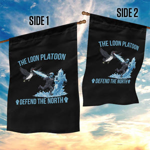 The Loon Platoon Defend The North Garden Flag Minnesota Rebel Loon Resist TS12 Print Your Wear