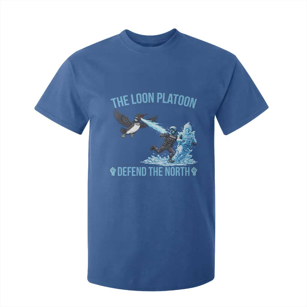The Loon Platoon Defend The North T Shirt For Kid Minnesota Rebel Loon Resist TS12 Royal Blue Print Your Wear
