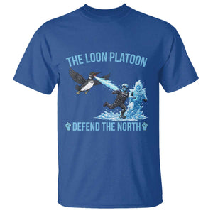 The Loon Platoon Defend The North T Shirt Minnesota Rebel Loon Resist TS12 Royal Blue Print Your Wear