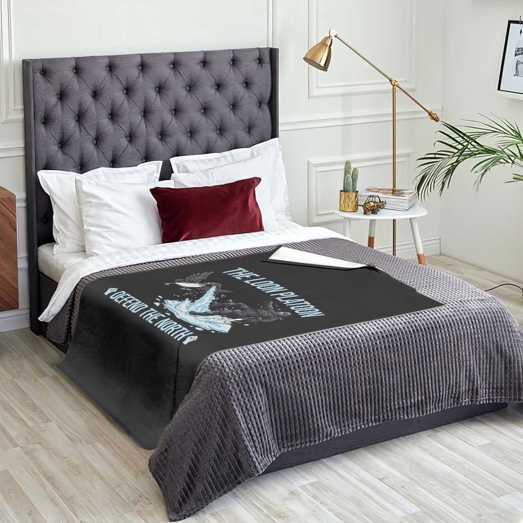 The Loon Platoon Defend The North Throw Blanket Minnesota State Bird Rebel TS12 Print Your Wear